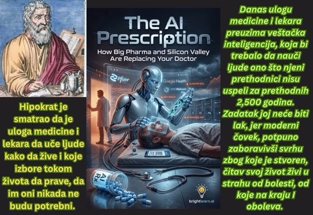 Милован Шавија: Хипократ и  вештачка интелигенција-Како ће нас лечити ,како и коме се жалити на погрешнју дијагнозу?
