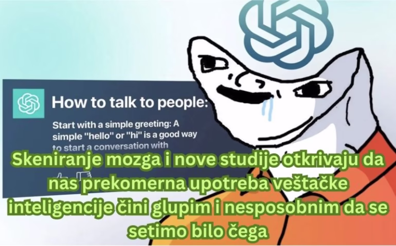 Милован Шавија: Најновија истраживања показала да зависност од ВИ смањује когнитивне способности људи и чини их глупим.  